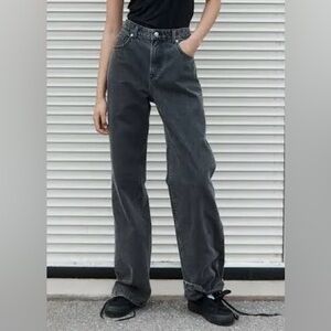 Black H&M Wide Leg Jeans